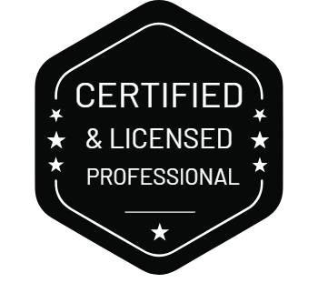 certified and licensed professional